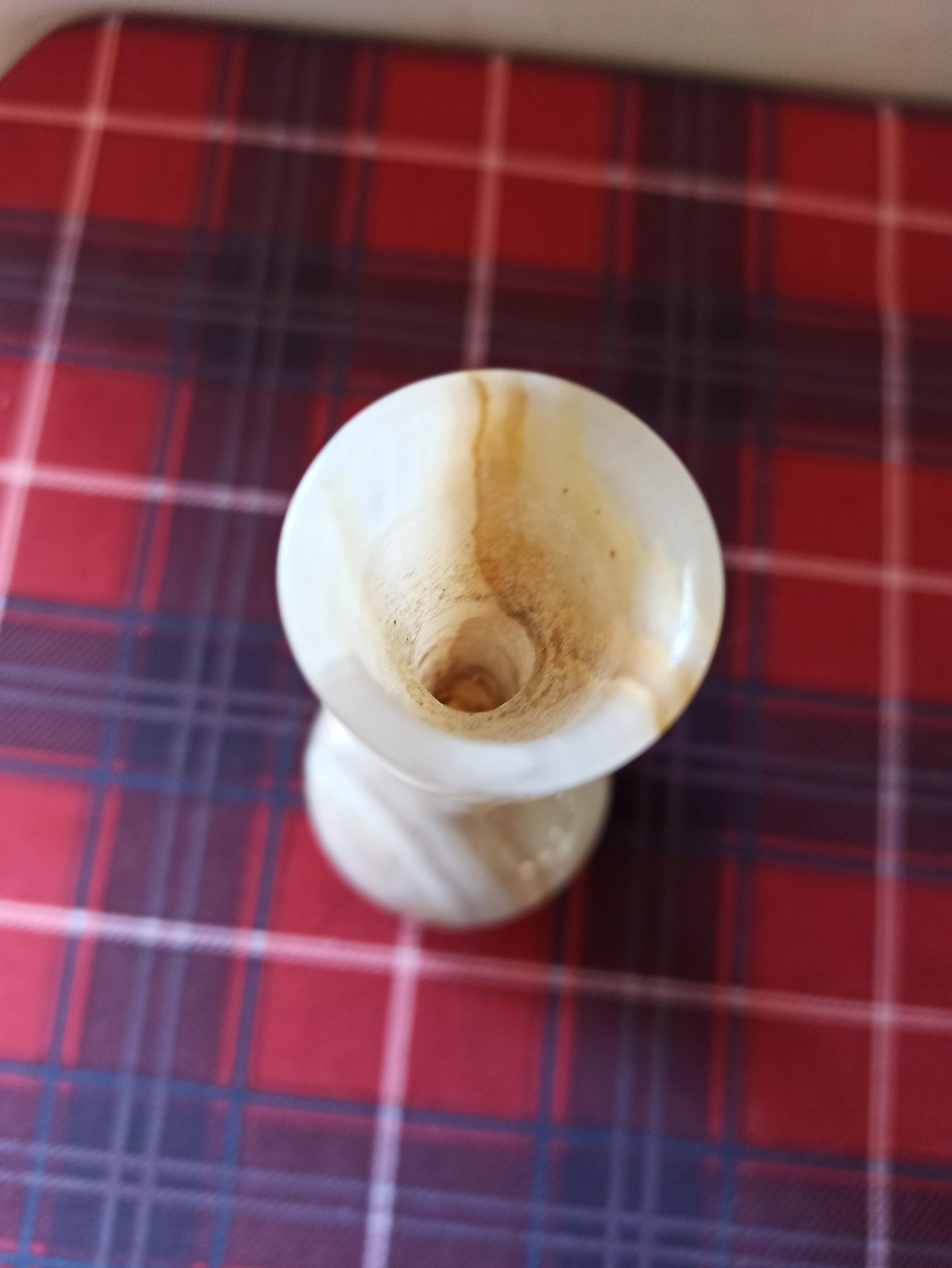 Vintage Small Marble Posy Vase and Miniature Marble Pot. - Image 10