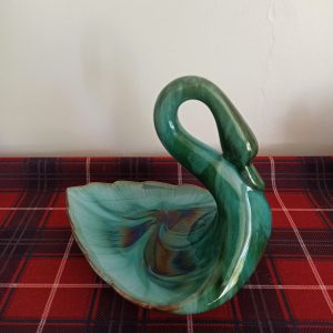 Vintage Large Blue Mountain Swan. Trinket Dish or Ornamental.
