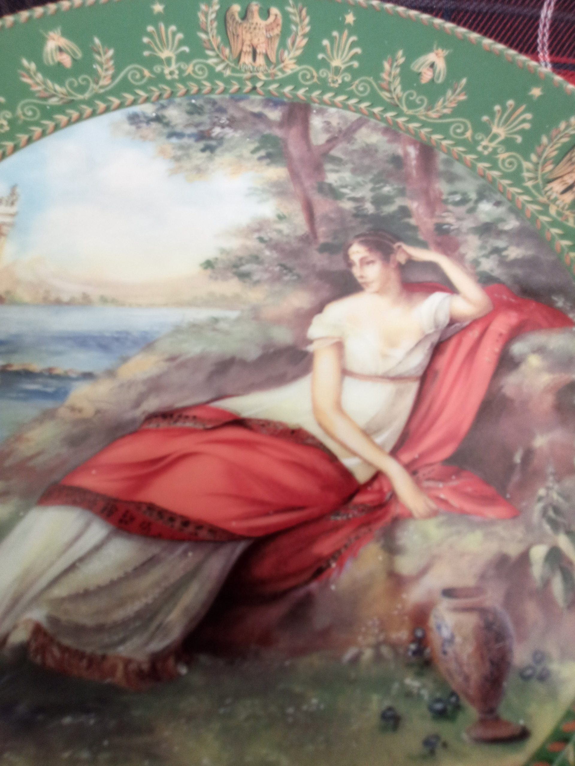 Josephine Boneparte, Limoges Portrait Collectors Plate. Very Good Condition. - Image 2