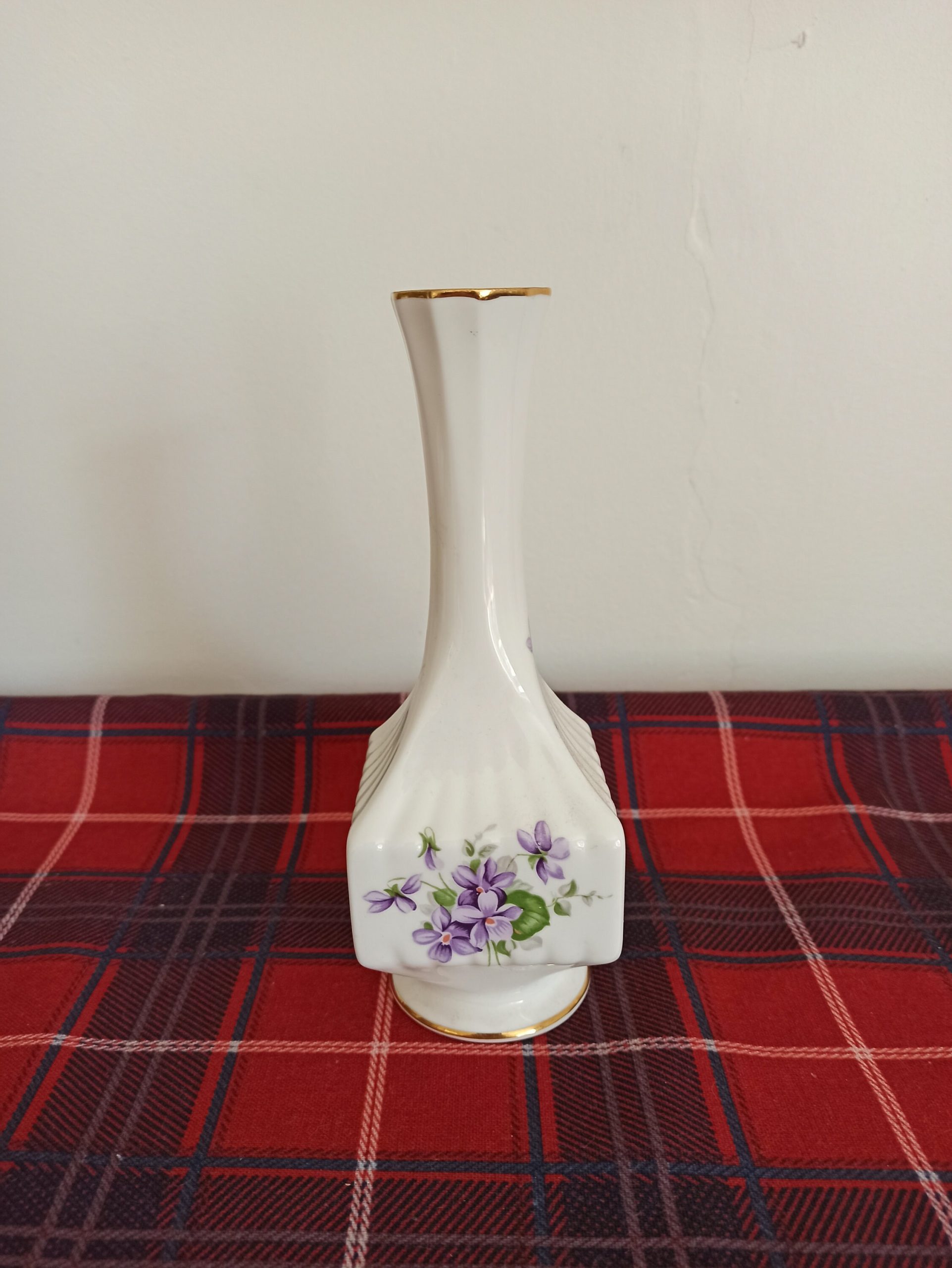 Aynsley Floral Posy Vase. Vintage Very Good Condition. - Image 2