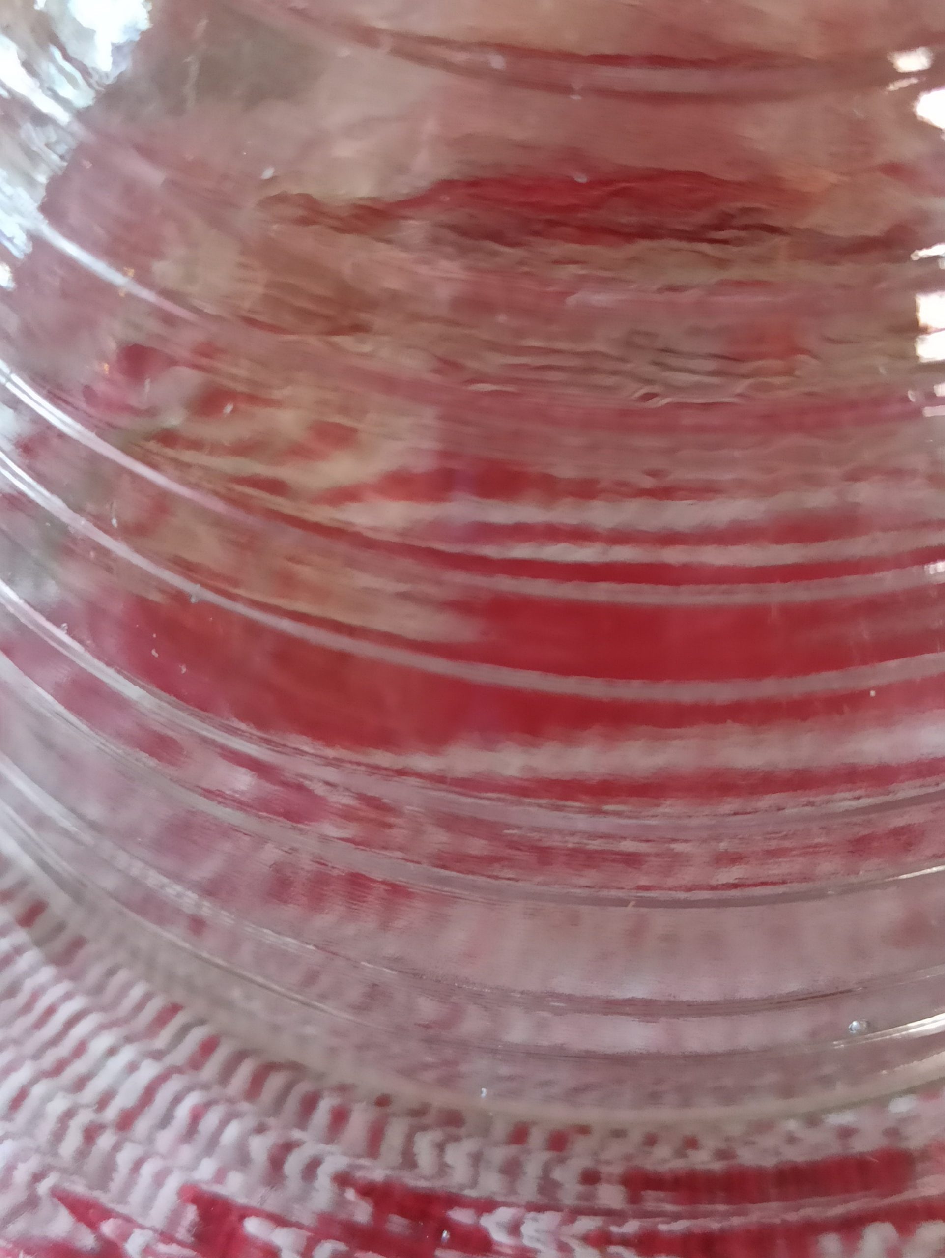 Pair Of Clear Glass Cups With Saucers. Very Good Condition. - Image 8