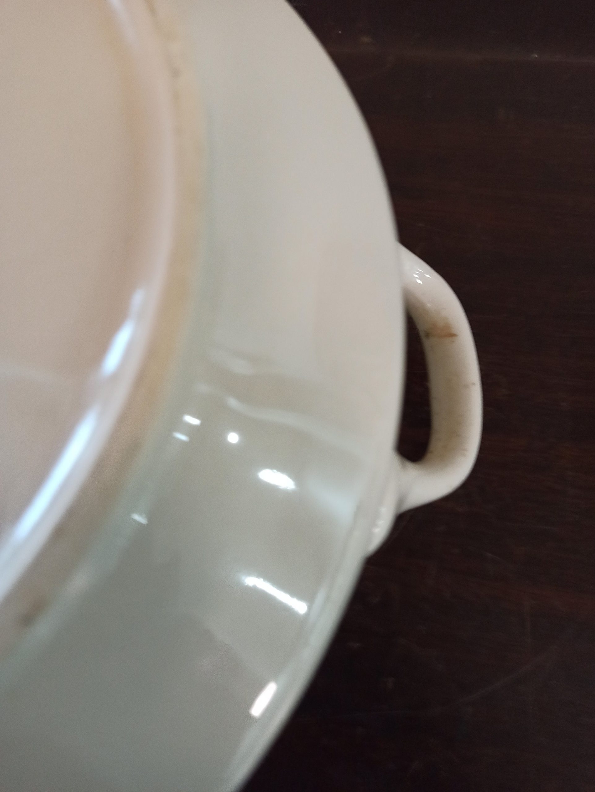 Vintage Lidded Vegetable Tureen. Made in Japan. 'Elegance' Collection. Bavarian Brown Pattern. - Image 8