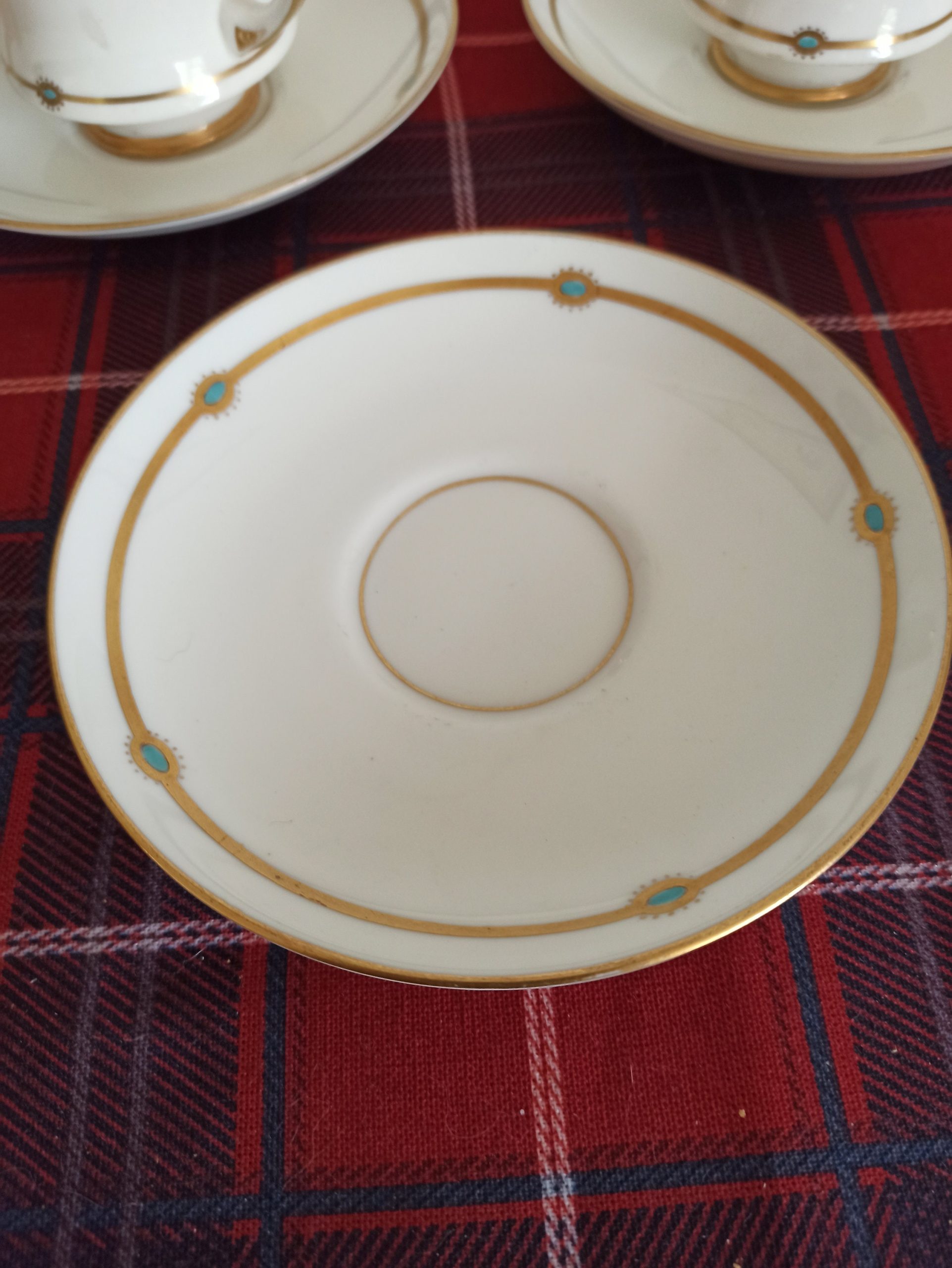 Art Deco Paragon Fine Bone China Teacups And Saucers. Very Good Condition. - Image 5