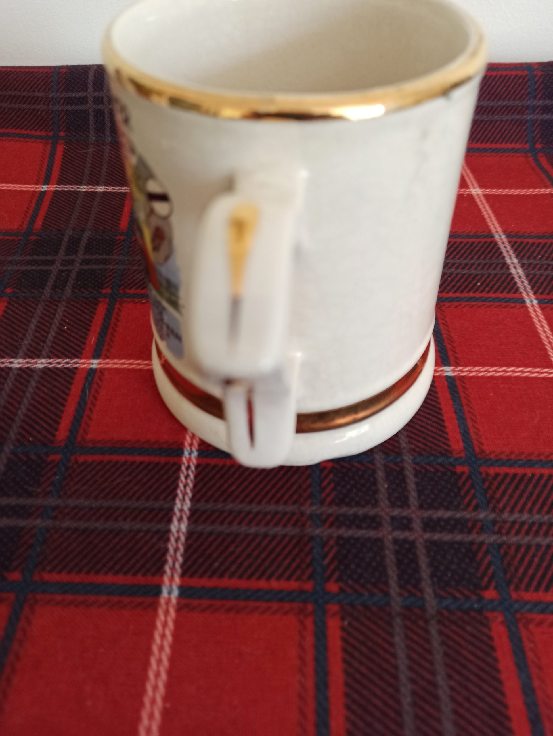 The Motorist's Prayer Mug By Prince William Potteries. 22 Carat Gold. Vintage. - Image 9