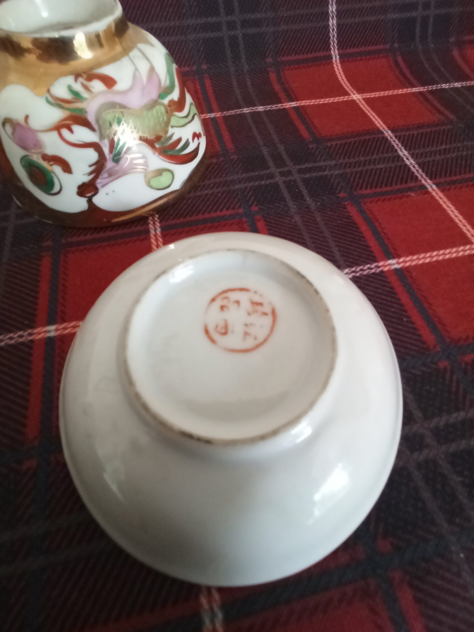 Collection of Japanese Wares. Rice Bowls, Finger Bowls, Rice Spoons. 11 Pieces. - Image 9