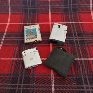 Assortment of Three Pocket Lighters Including Ronsons.