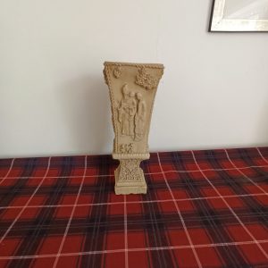 Antique Japanese Resin Vase. Signed.