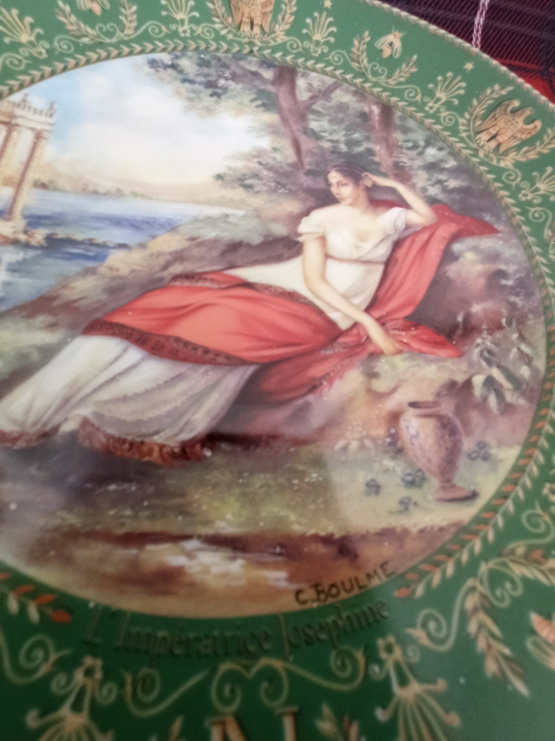 Josephine Boneparte, Limoges Portrait Collectors Plate. Very Good Condition. - Image 6