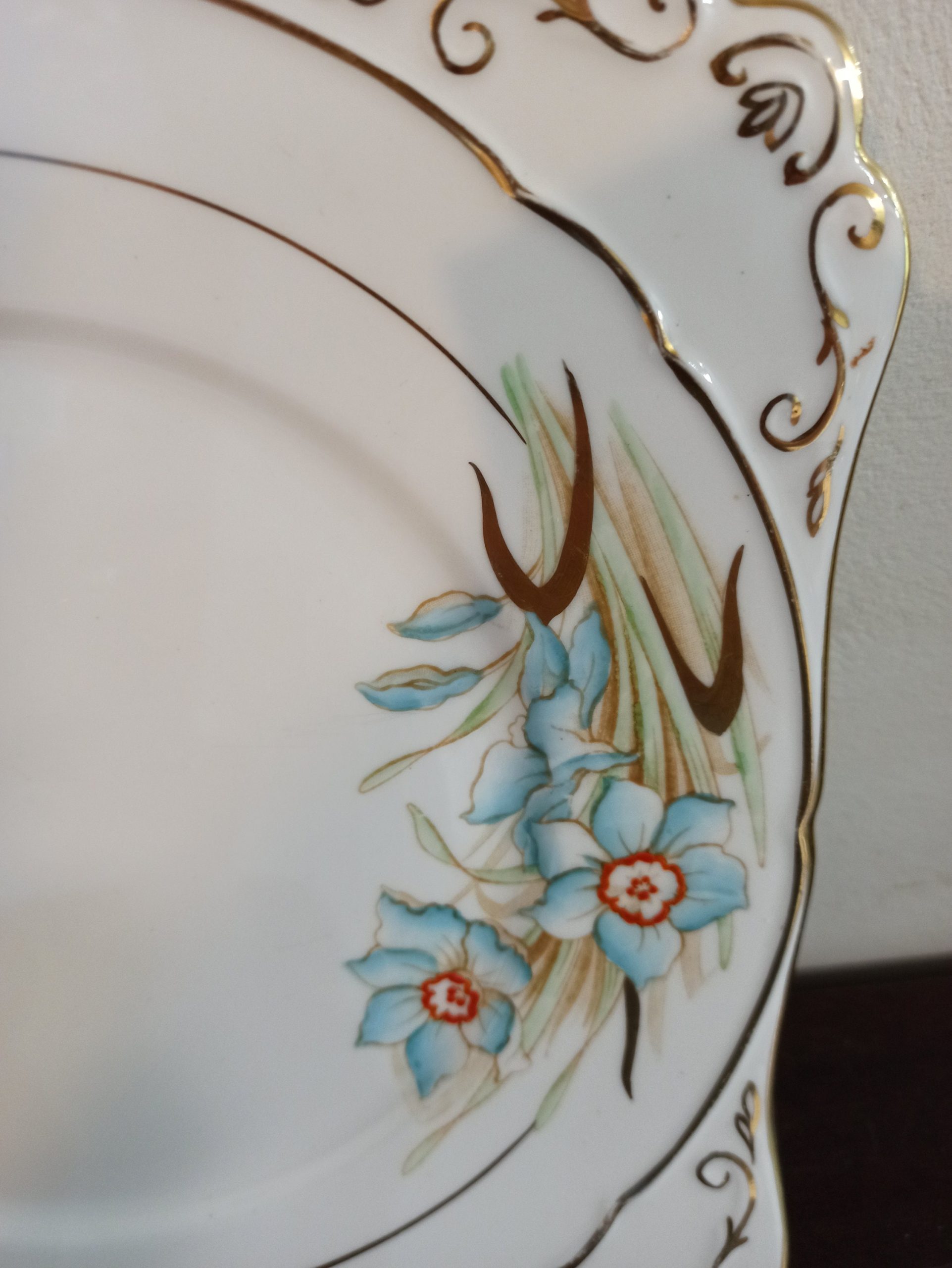 Narcissus Flower Decorative Plate. Made in Staffordshire England - Very Good Condition! - Image 6