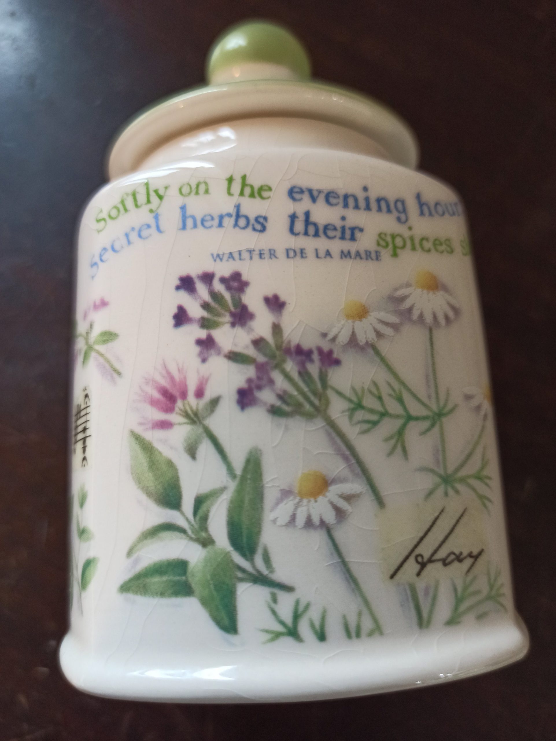 Vintage Boots Herbs And Spices Storage Jars By Judith Glover. - Image 6