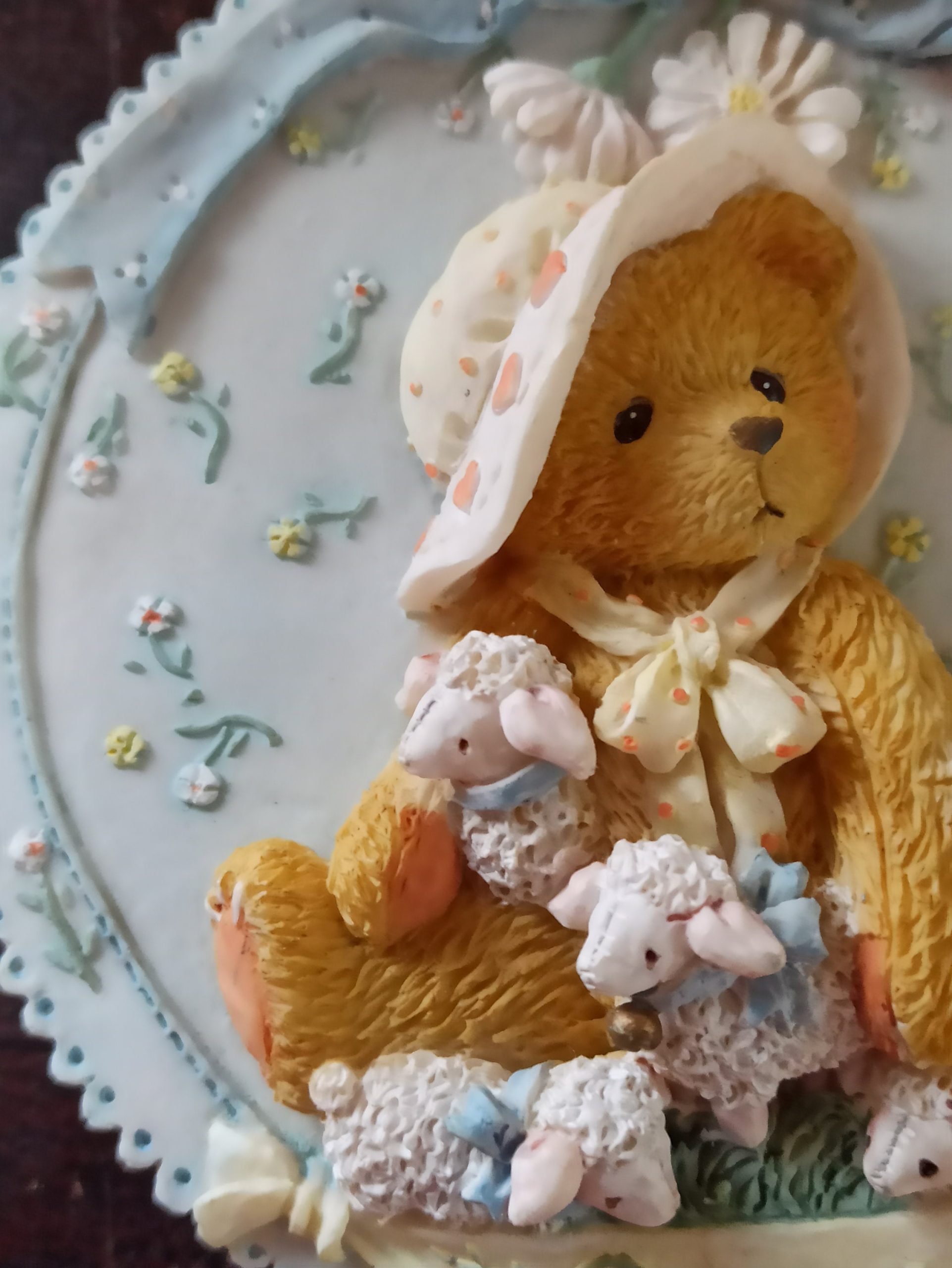 Cherished Teddy Wall Plaque "Charity". 1994. Excellent condition. Boxed. - Image 6