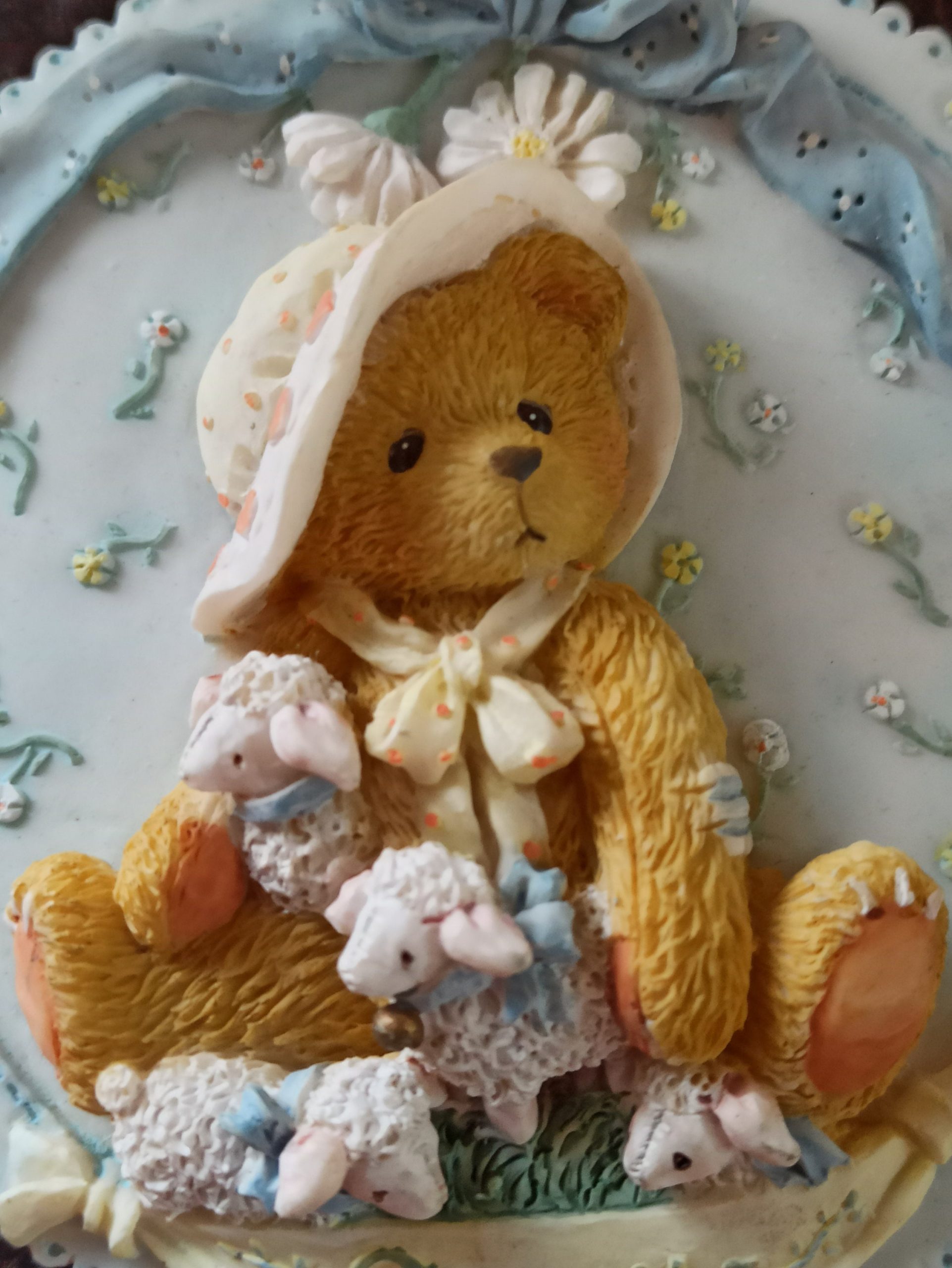 Cherished Teddy Wall Plaque "Charity". 1994. Excellent condition. Boxed. - Image 5