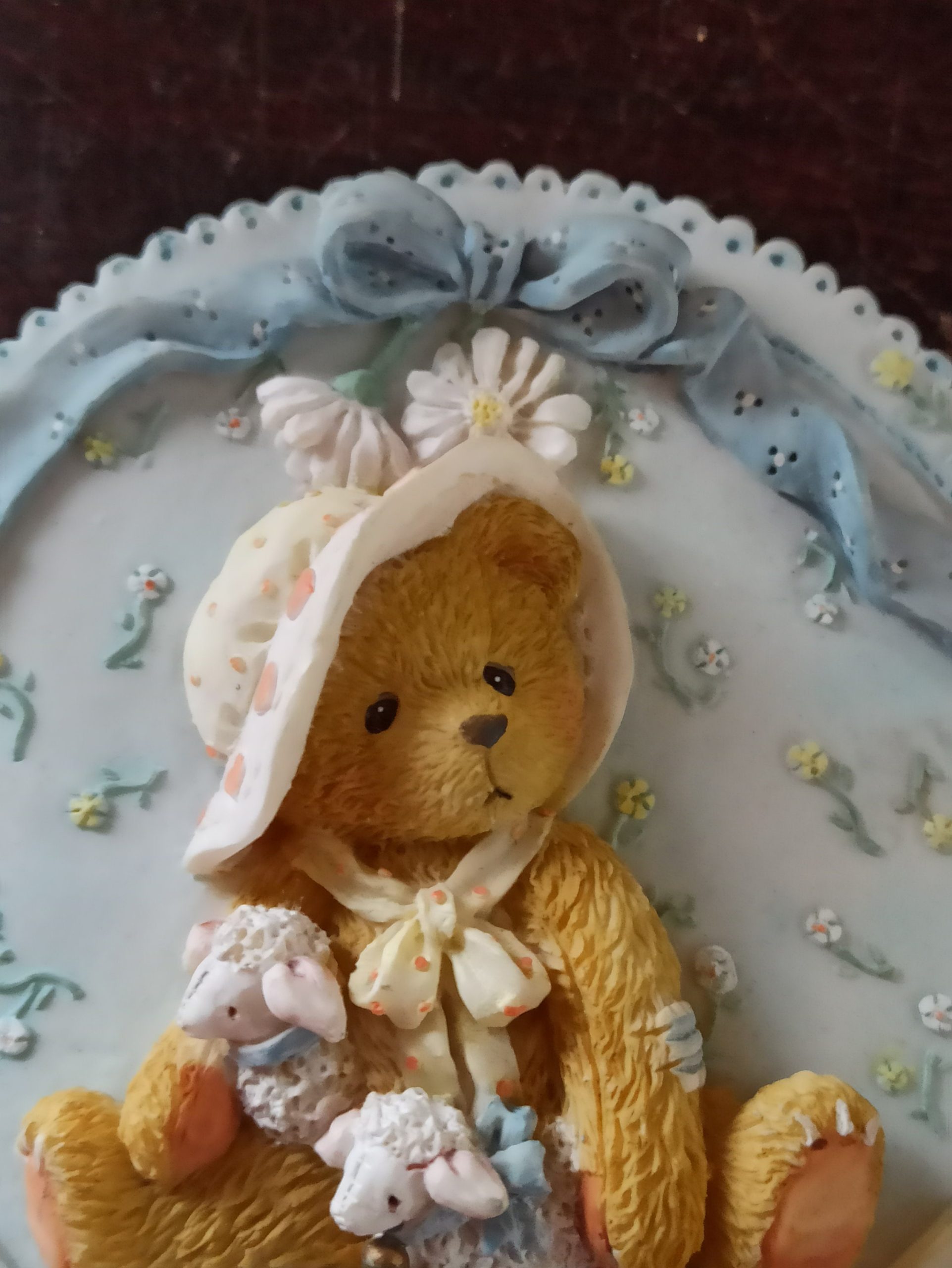 Cherished Teddy Wall Plaque "Charity". 1994. Excellent condition. Boxed. - Image 8
