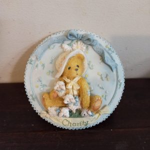 Cherished Teddy Wall Plaque "Charity". 1994. Excellent condition. Boxed.