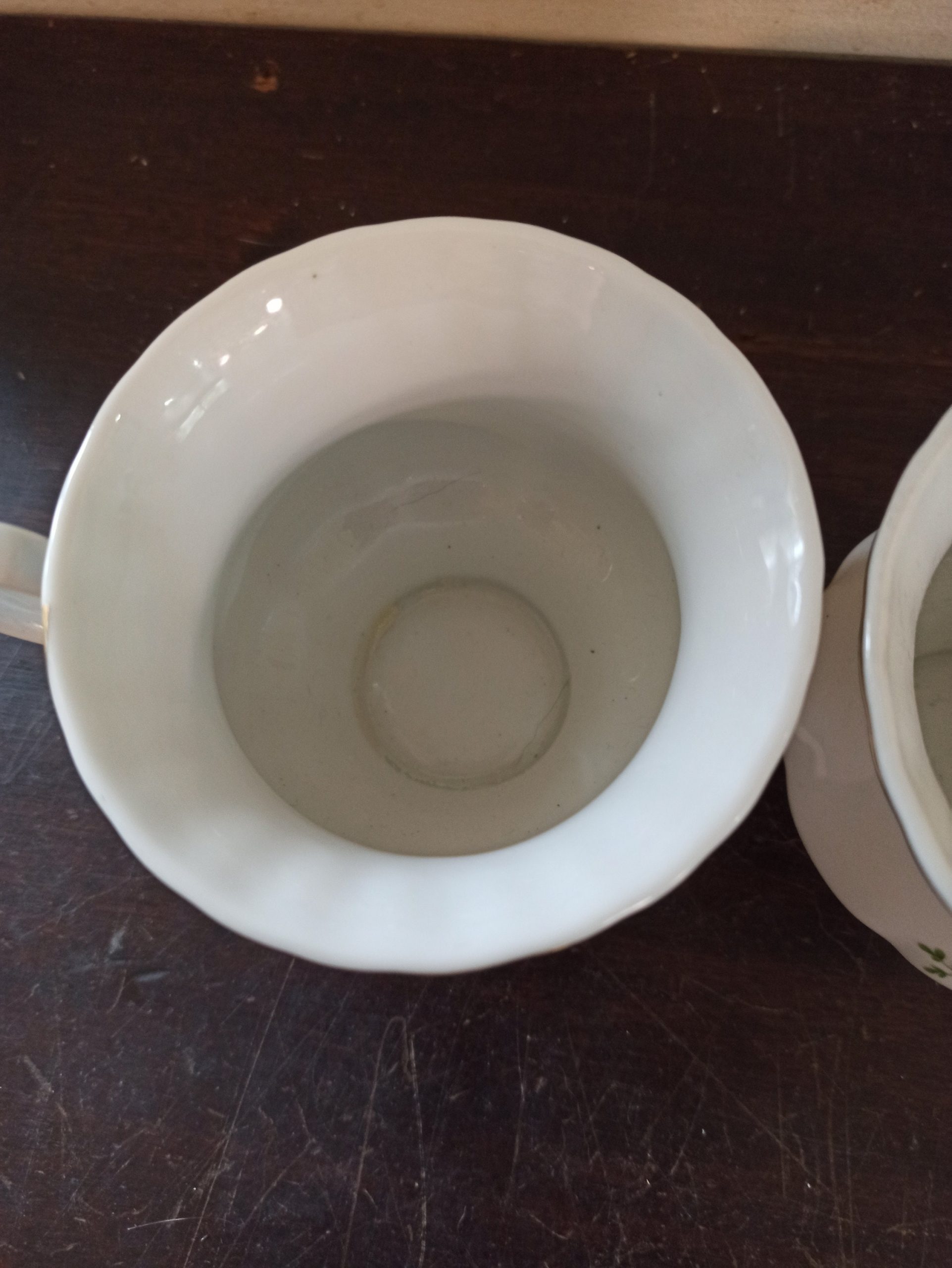 Pair of Floral Teacups. No Saucers. - Image 5