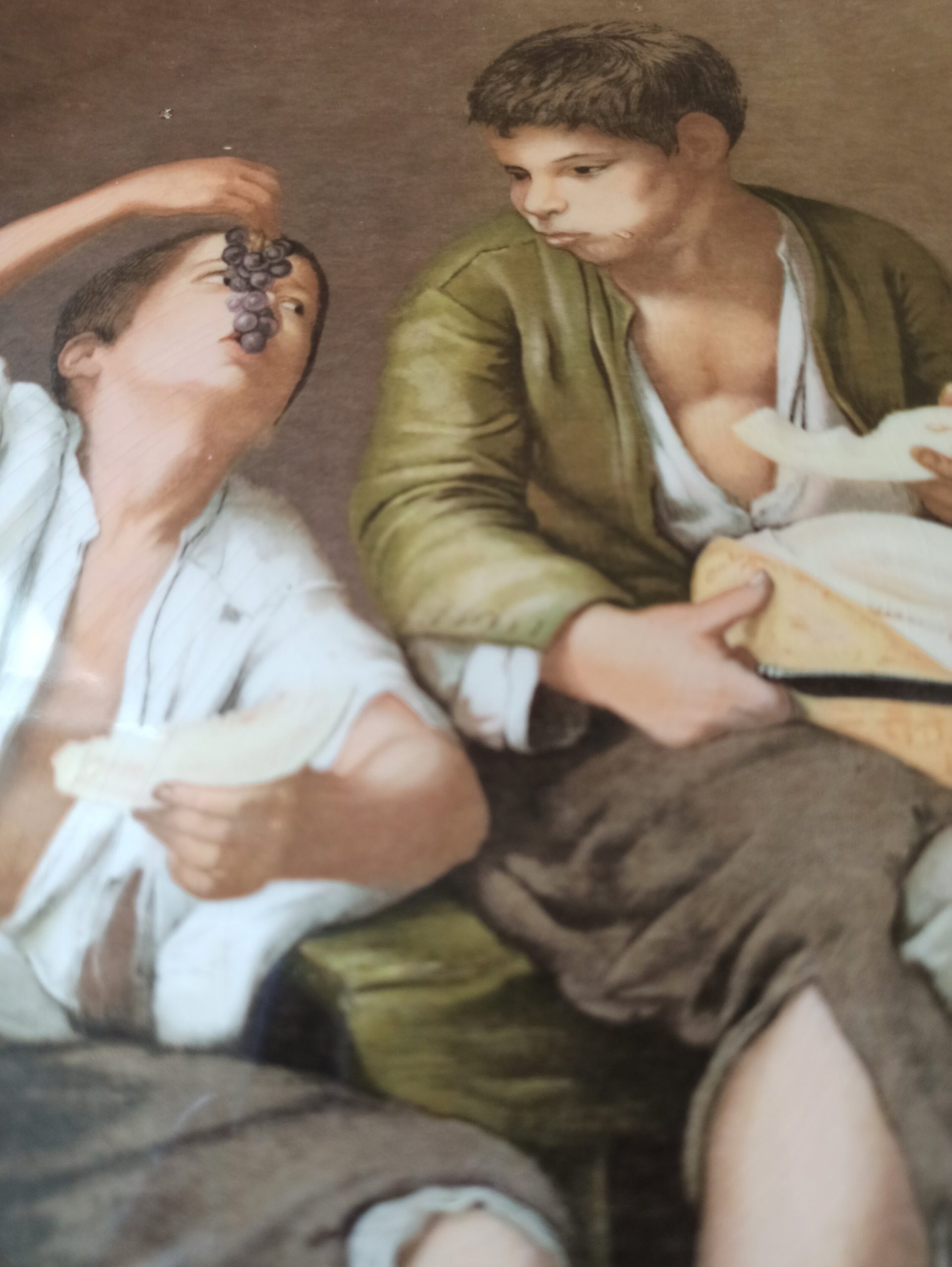 Vintage Johnson Brothers, Lindrick Pottery, 'The Beggar Boys' Cabinet Plate. - Image 2