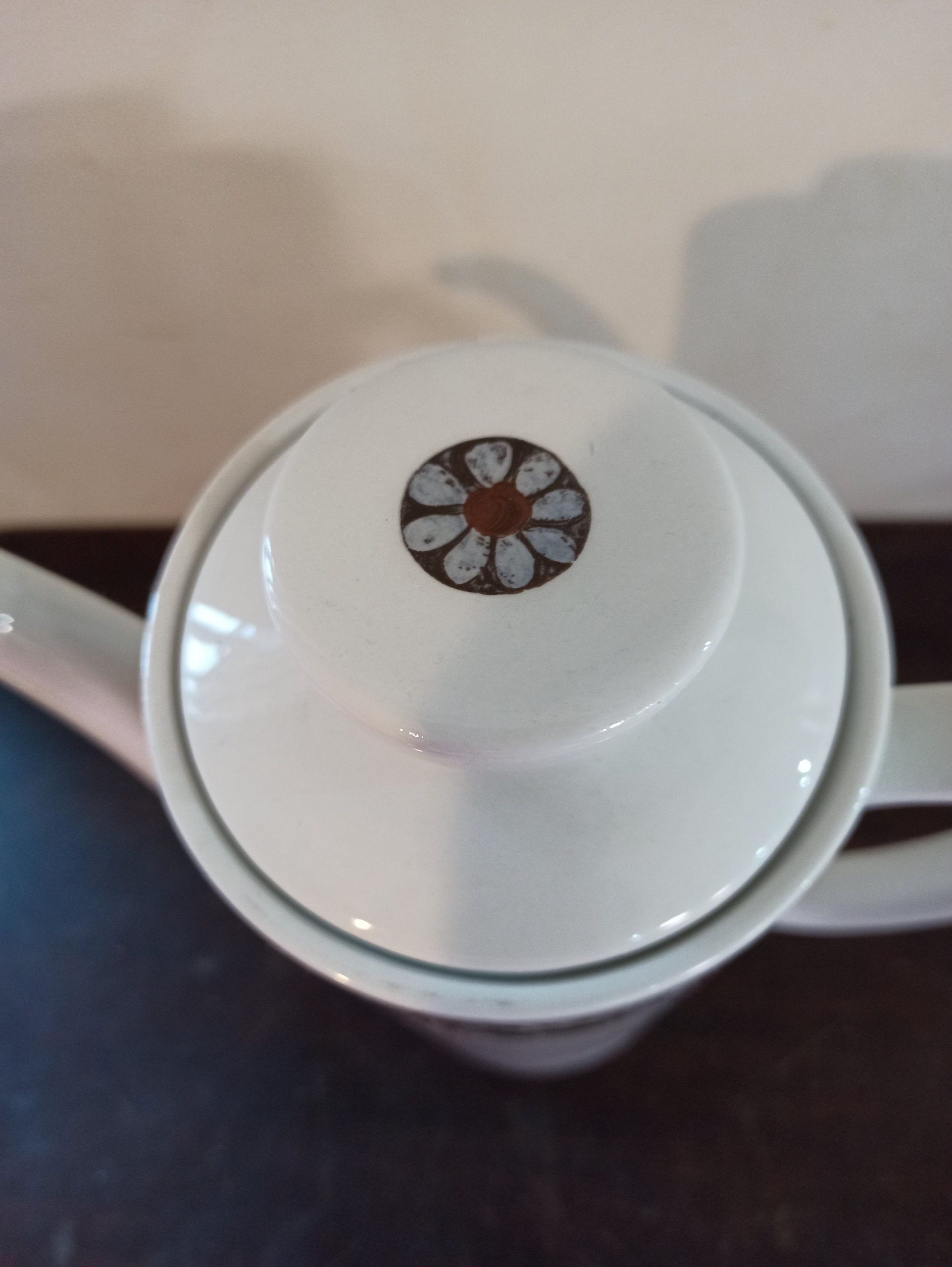 Alfred Meakin Retro Coffee Pot. From Glo White Collection. Excellent Condition. - Image 3