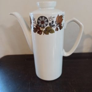 Alfred Meakin Retro Coffee Pot. From Glo White Collection. Excellent Condition.