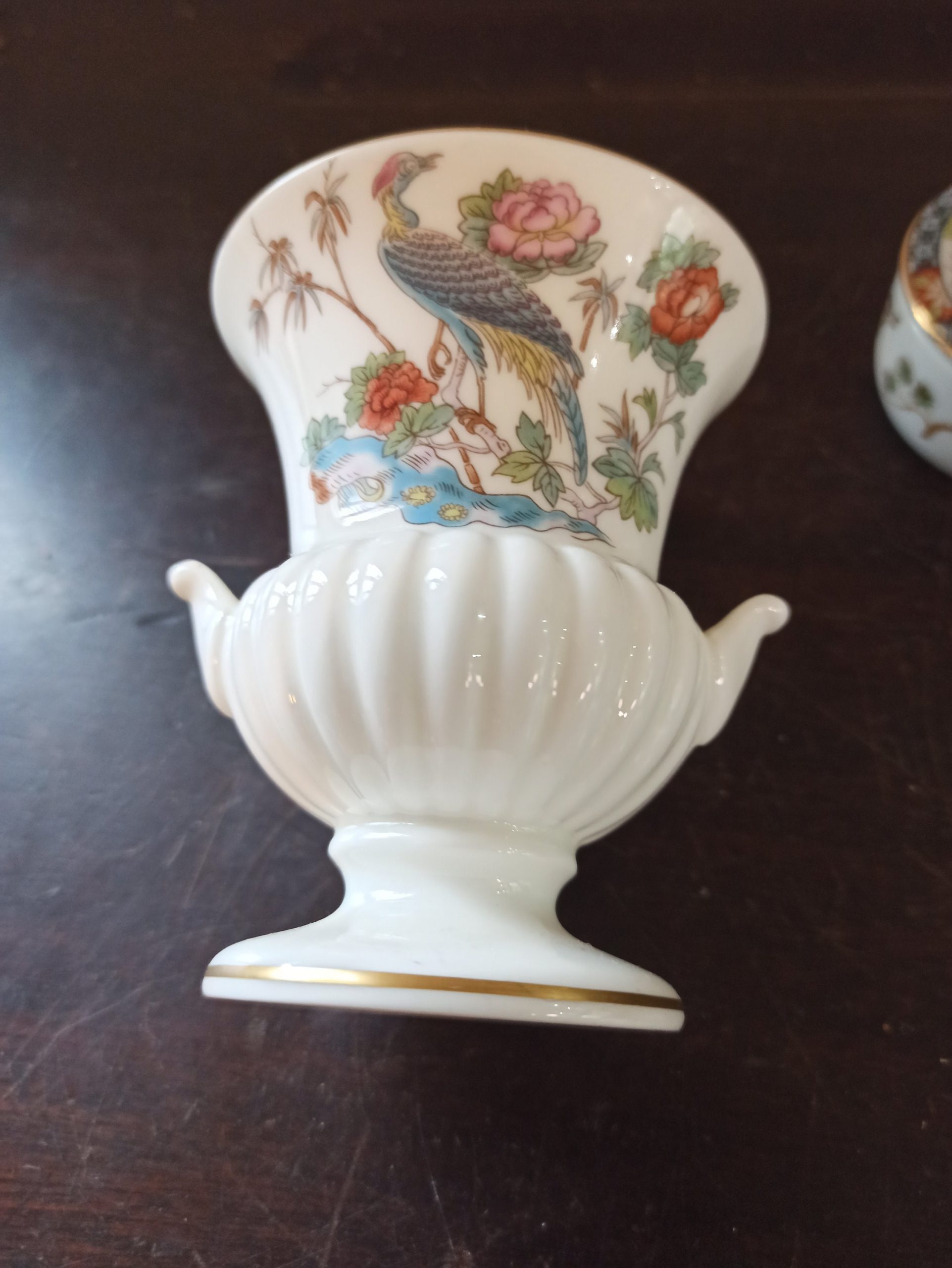 Wedgewood Ornamental Kutani Crane Urn and A Small Pill Box. Very Good Condition. - Image 9