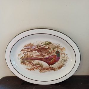 Hornsea Oven To Table Meat Plate. 'Charisma'. Microwave Safe. Pheasants.