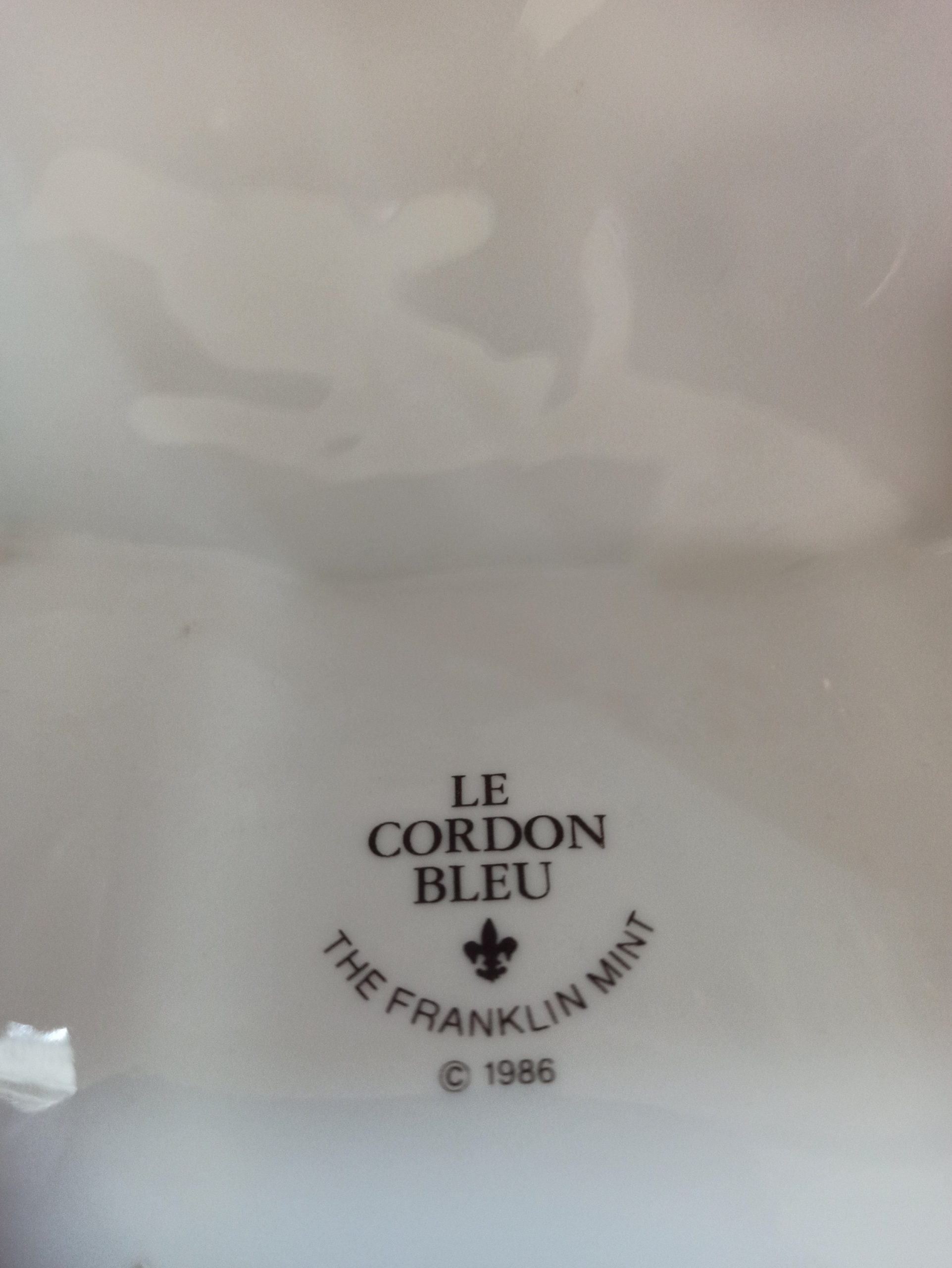Set of 3 Vintage Jelly Moulds. The Franklin Mint. Le Cordon Bleu. Excellent Condition. - Image 7