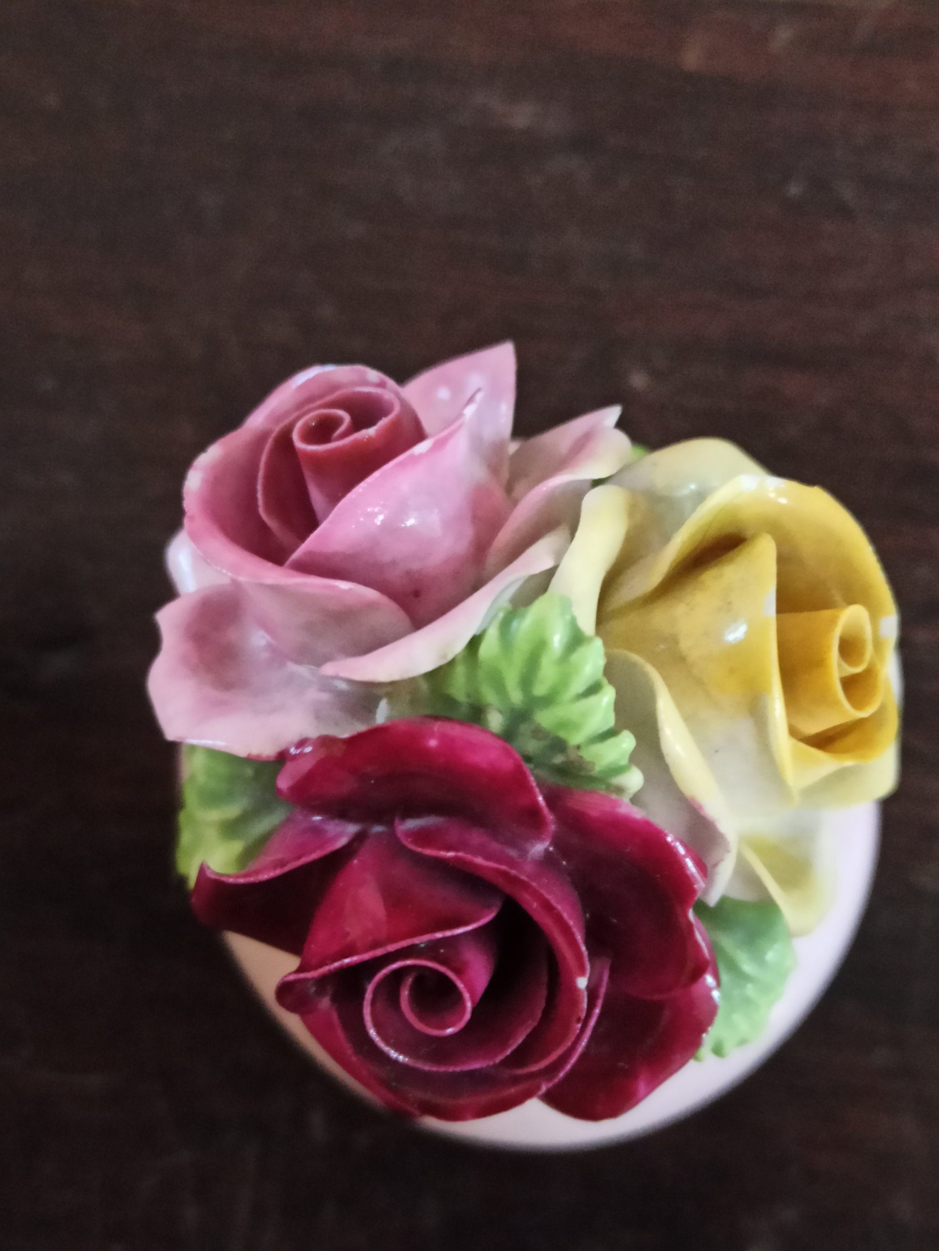 Two Small Pink Floral Bouquet Ornaments - Image 10