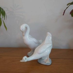 Pair of Nao Lladro Swans. Highly collectible, pristine condition.