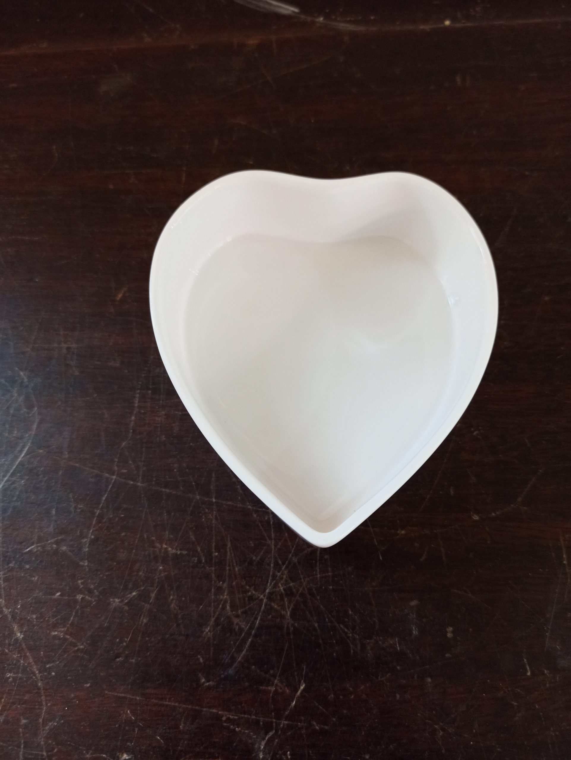 Vintage Spode Floral Heart Shaped Trinket Box. Very Good Condition. - Image 5