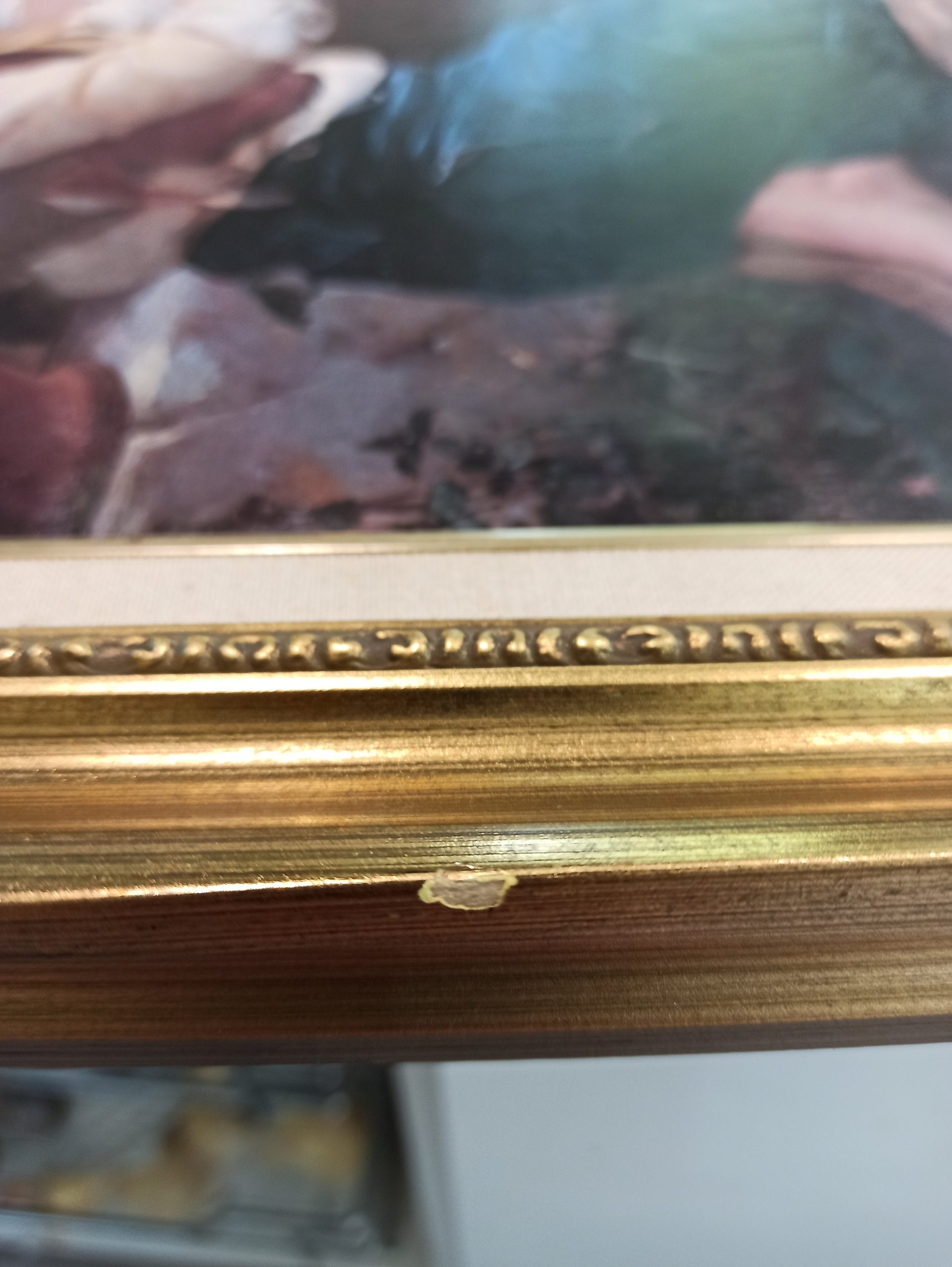 A Vintage Framed Print of the Artwork of Emile Munier in 1874. 'A Special Moment'. Very Large. Very Good To Excellent Condition. - Image 10