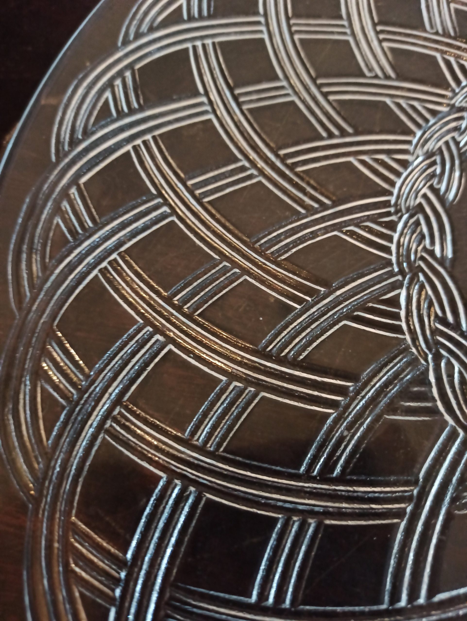 Vintage Glass Decorative Serving Plate / Cake Plate. Very Good Condition. - Image 4