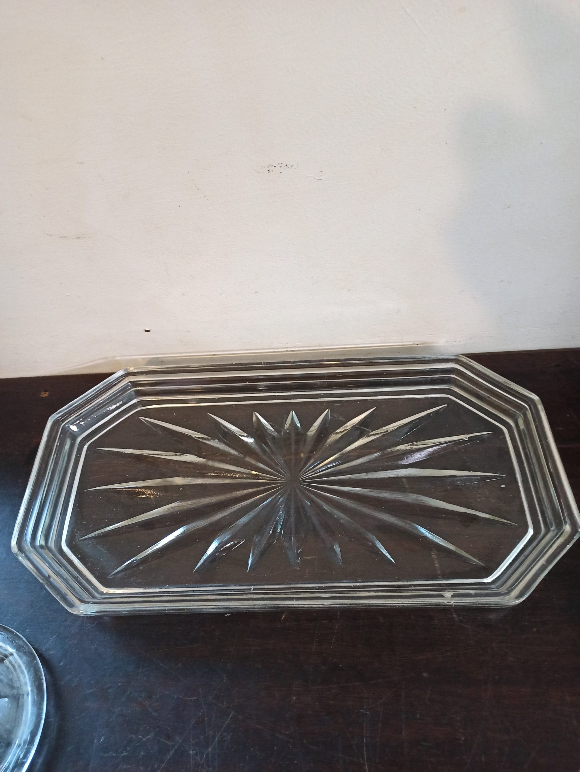 Dressing Table Vanity Set. 2 x Powder Jars And 1 x Ring Holder. Good Condition. - Image 7
