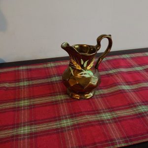 Wade Lustreware Handpainted Decorative Ochre/Brown Jug - 11.5cm by 13cm