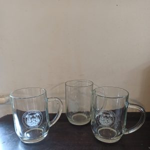A Trio of Esso Centenary Tankard Glasses. Excellent Condition.