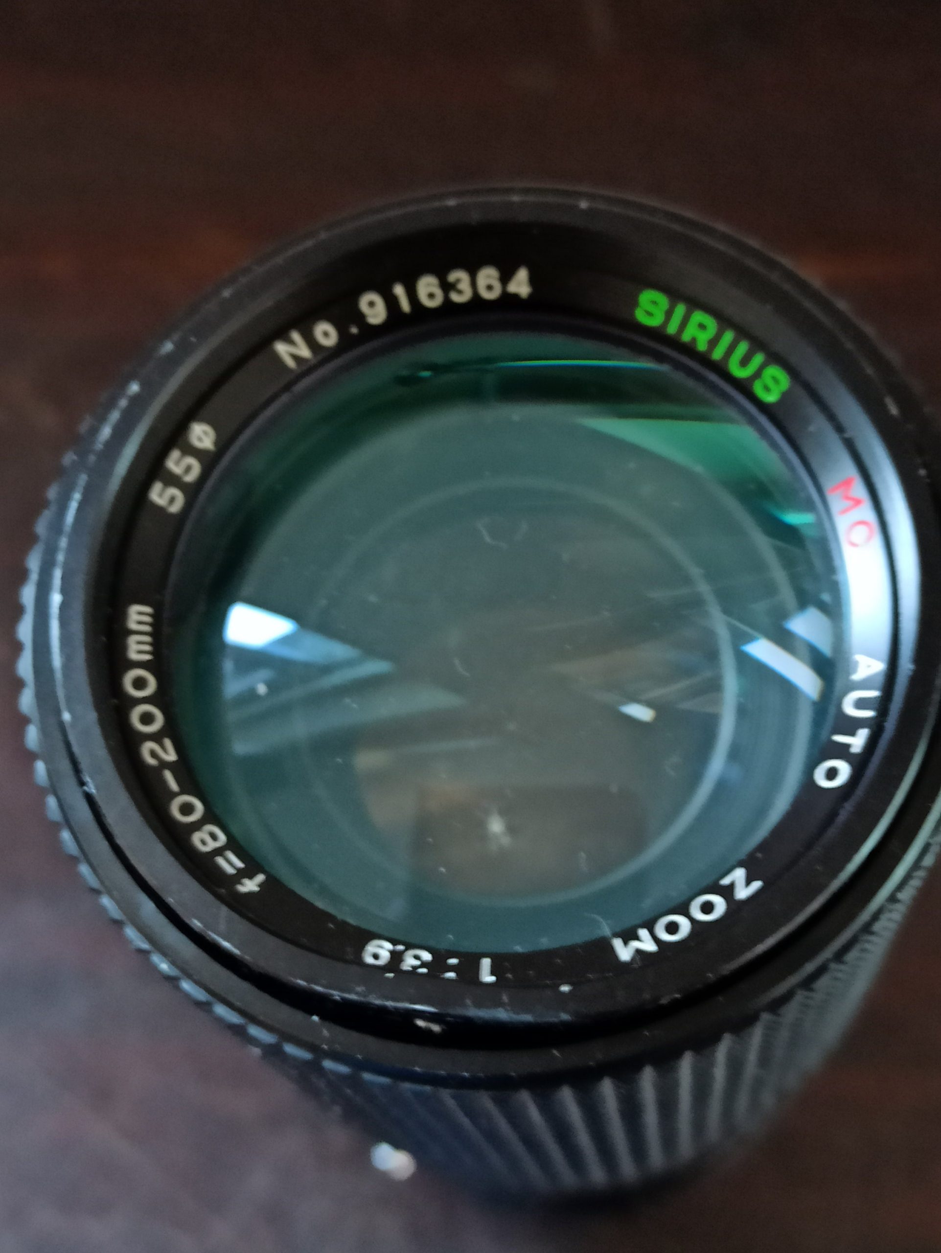 Vintage Sirius MC Auto Zoom Camera Lens. 1:39 F=80-200mm. 55 Diameter No. 916364 - Image 3