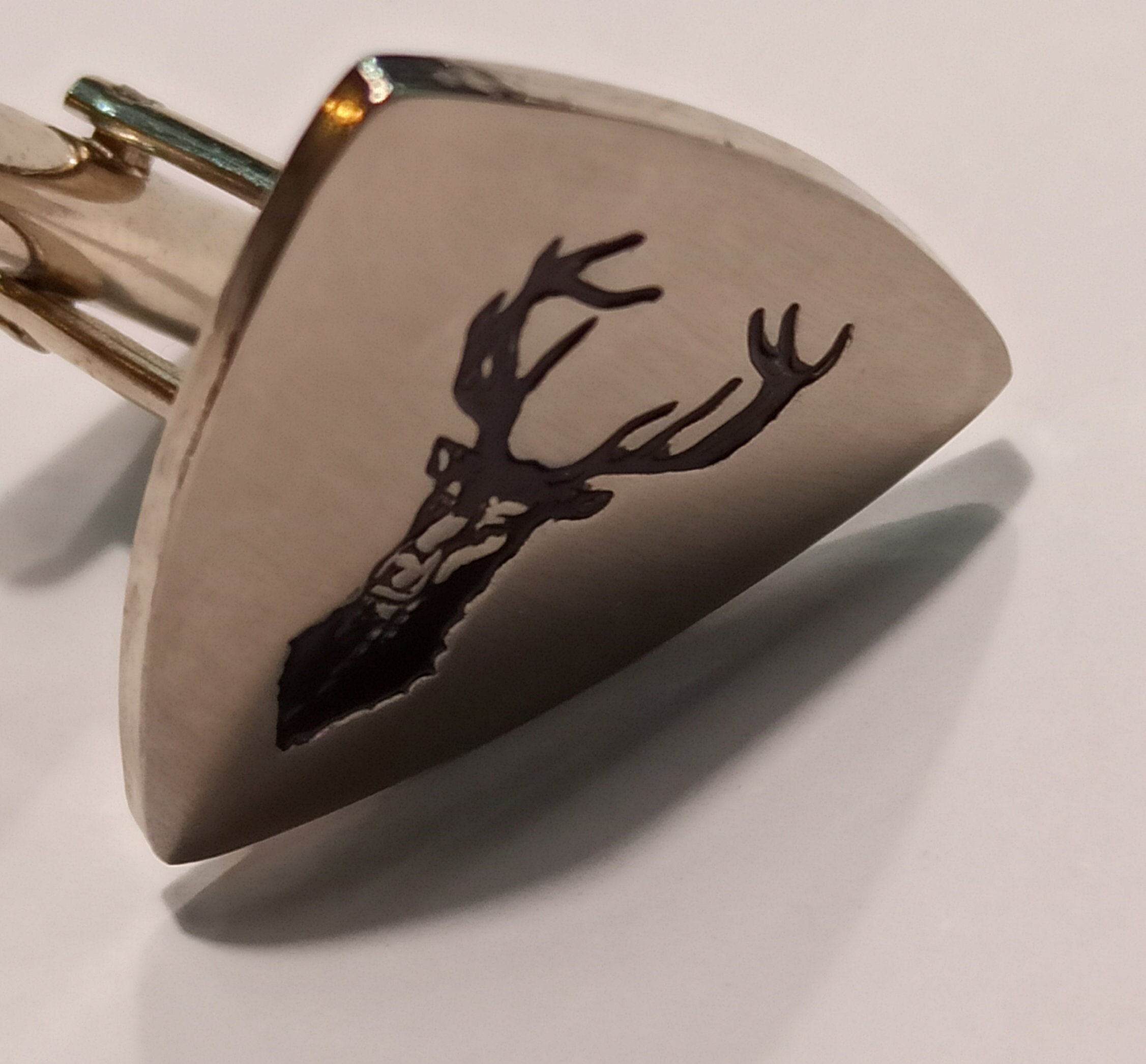 Vintage Reindeer / Stag Cufflinks. Very Good Condition. - Image 5
