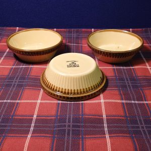 Trio of T G Green Ramekin or Panna Cotta Bowls - 13cm diameter - Very Good condition