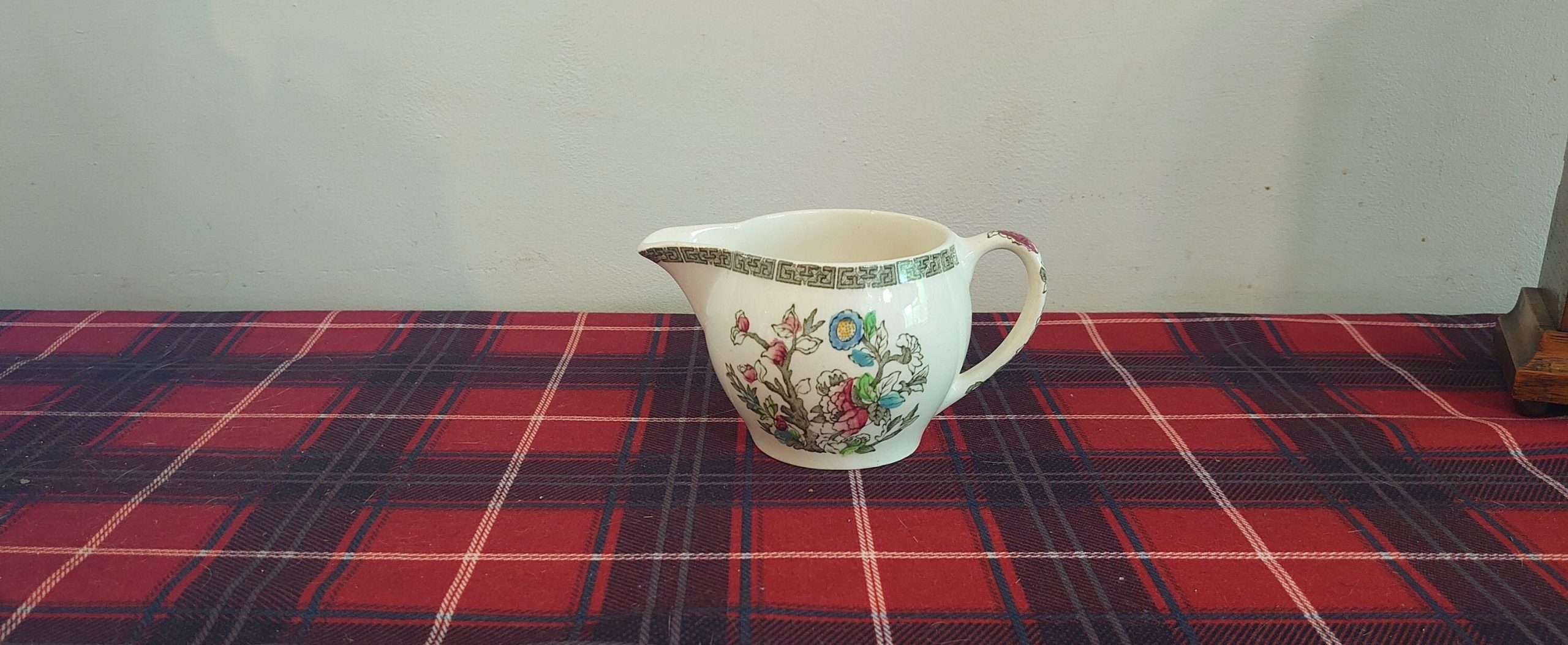 Vintage Johnson Brothers Indian Tree Milk Jug - Very Good Condition - Ironstone