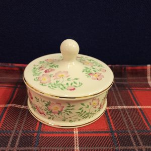Ringtons Ceramic Trinket Box 'Trailing Rose'. Boxed. Excellent Condition.