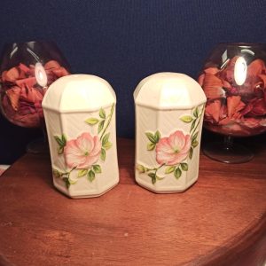 Vintage Condiments Set. Salt and Pepper. Good Condition.