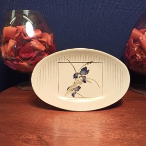 Vintage Otagiri Japanese Oval Pin Dish. Excellent Condition.
