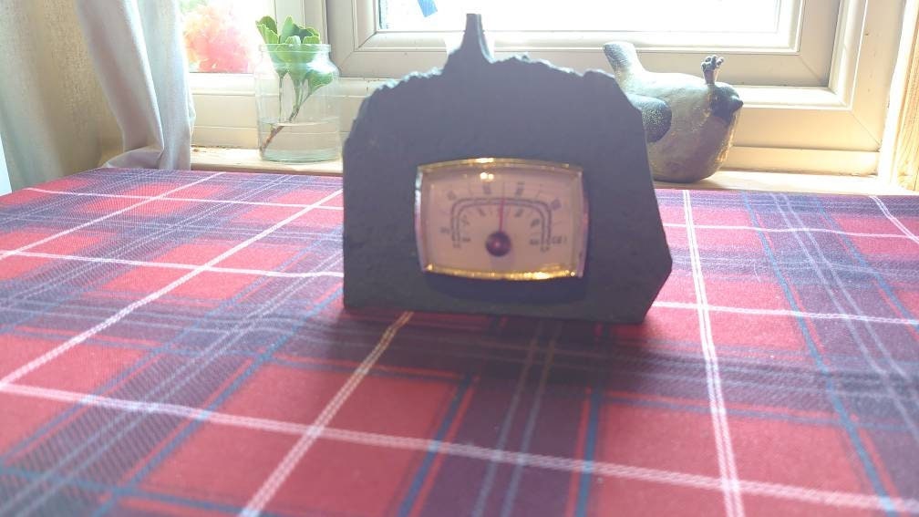 1960s Slate Thermometer