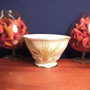 Royal Staffordshire 1950s Hand Painted Sugar Bowl From The Broome Collection. Bone China. Excellent Condition.