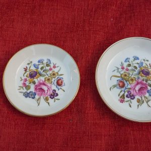 2 Royal Worcester Pin Dishes and Pin Pot - Excellent condition!