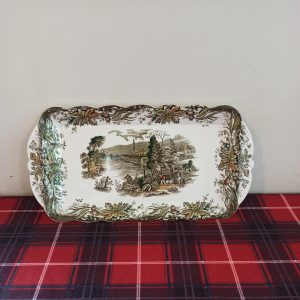 Ridgeway Decorative Sandwich / Cake Serving Plate. Excellent Condition. Hallowell Bay of Quinte.