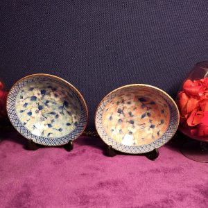 Set of Two Vintage Japanese or Chinese Finger Bowls. Excellent Condition.