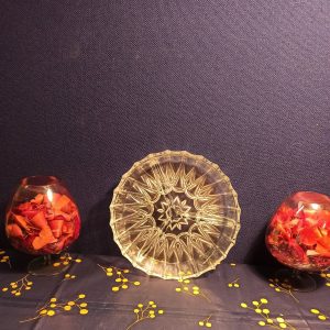 Glass 3 Divisions Relish Dish. Excellent Condition.