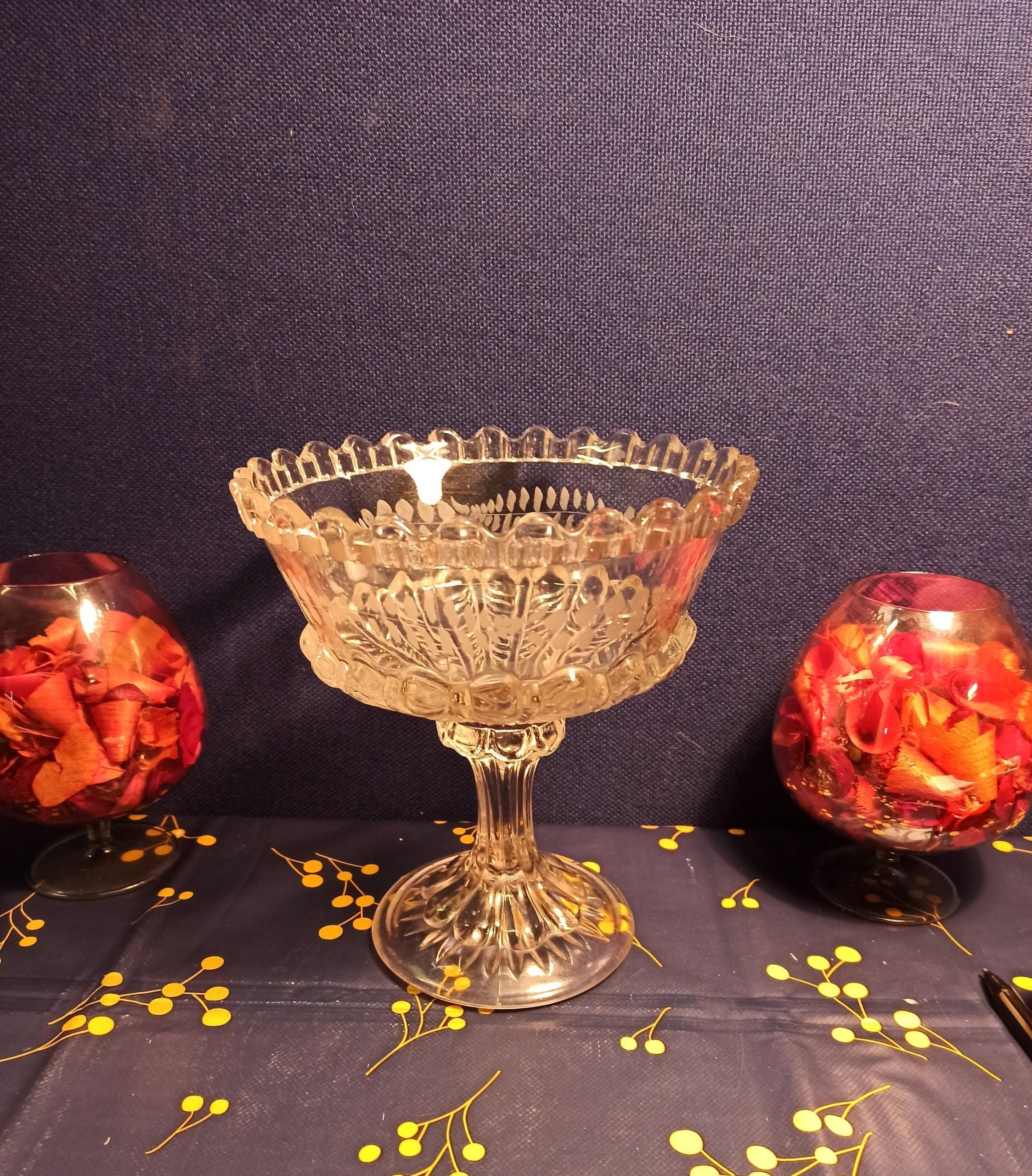 19th Century Pedestal Fruit Bowl. Very Good condition.