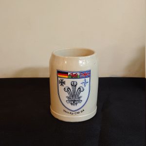 International Flags Salt-glaze Ceramic Beer Stein - 0.5 litres - 12.5cm tall