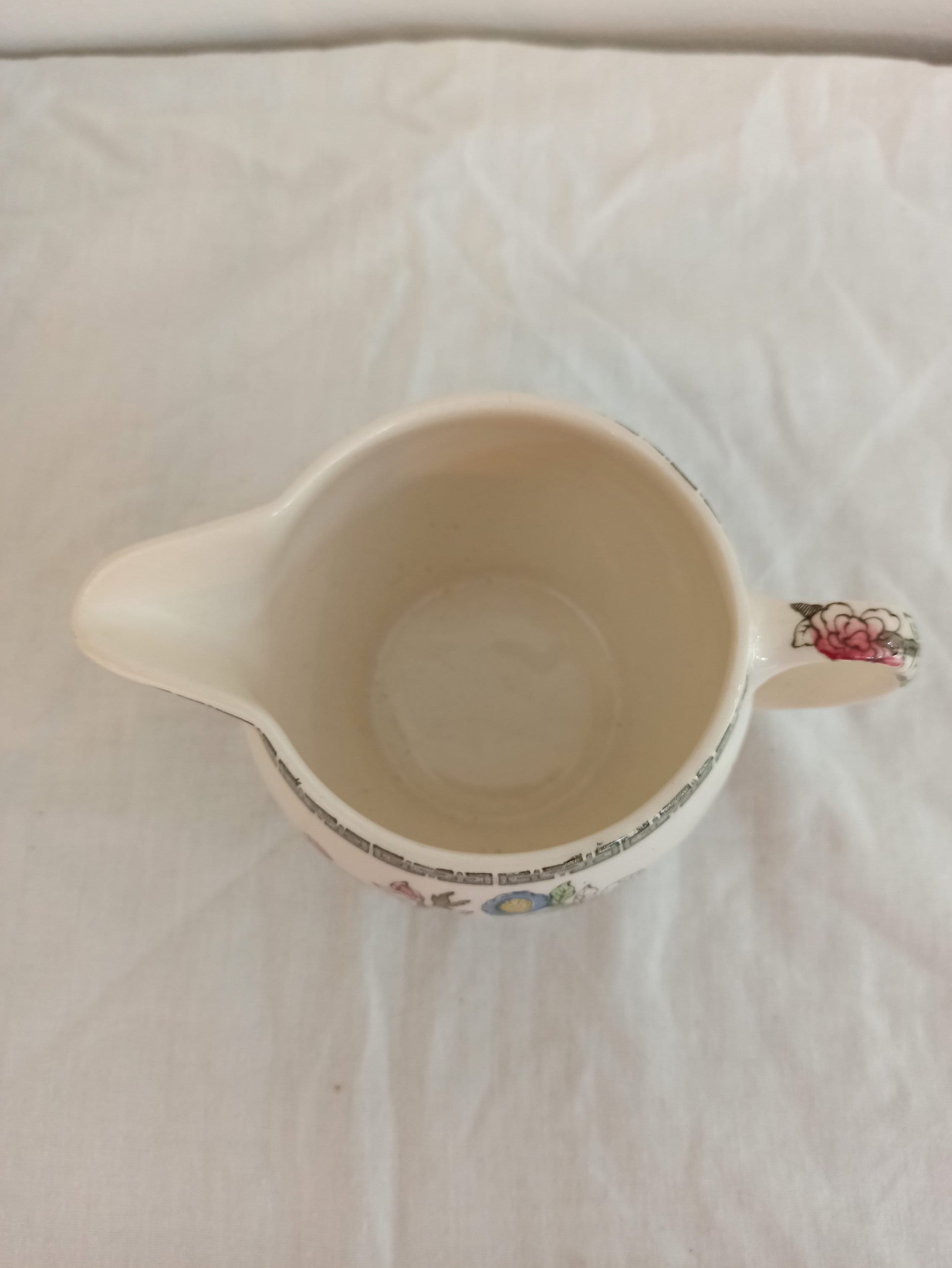 Milk Jug. In the Style of "Indian Tree" Design. excellent condition. - Image 3