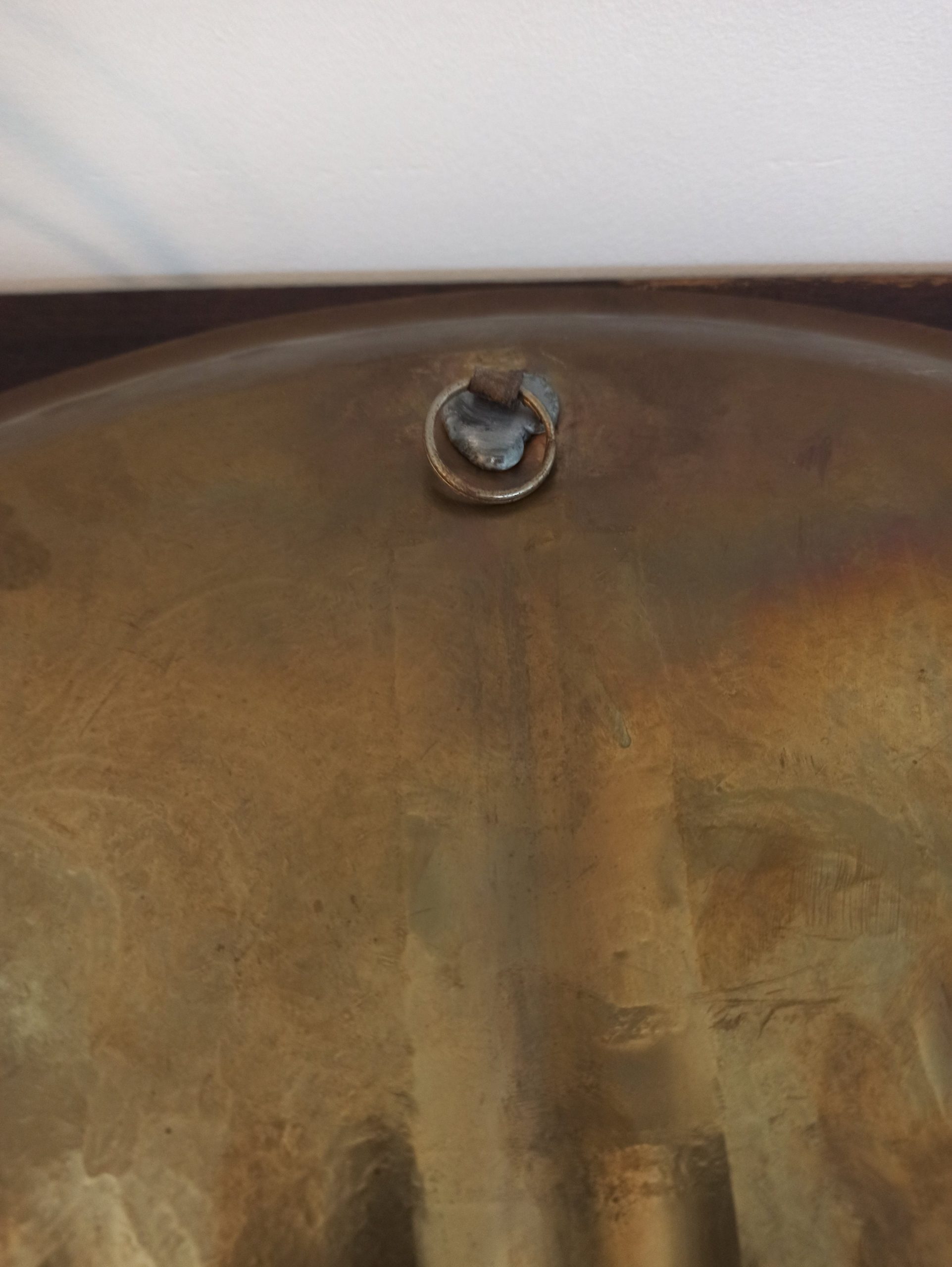 Antique Brass Egyptian Wall Plate. Very Good Condition. 49.5cm Diameter - Image 9